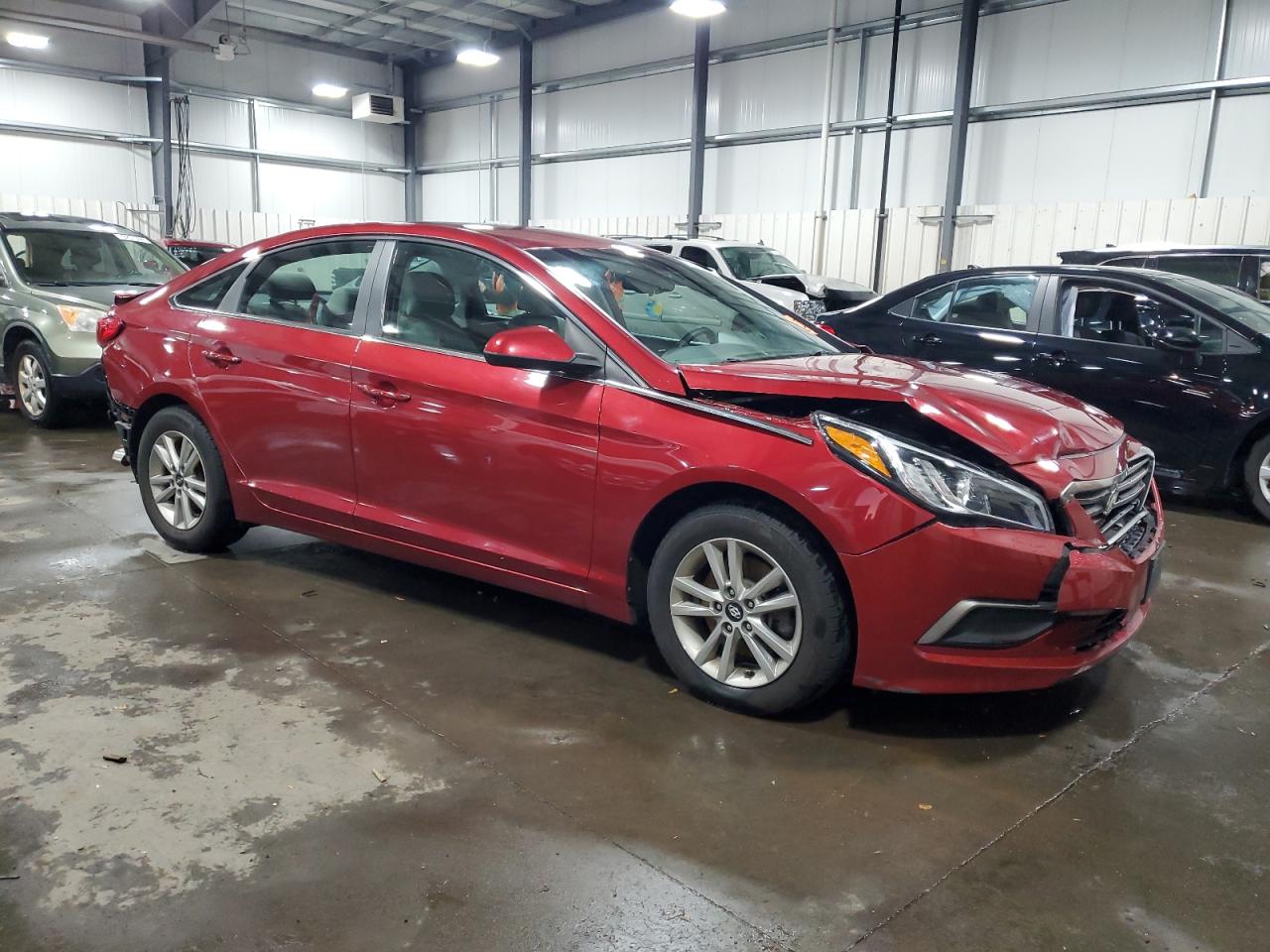 2016 Hyundai Sonata VIN 5NPE24AF5GH317523 Copart auction photo, rear end / front end damage thumbnail 4