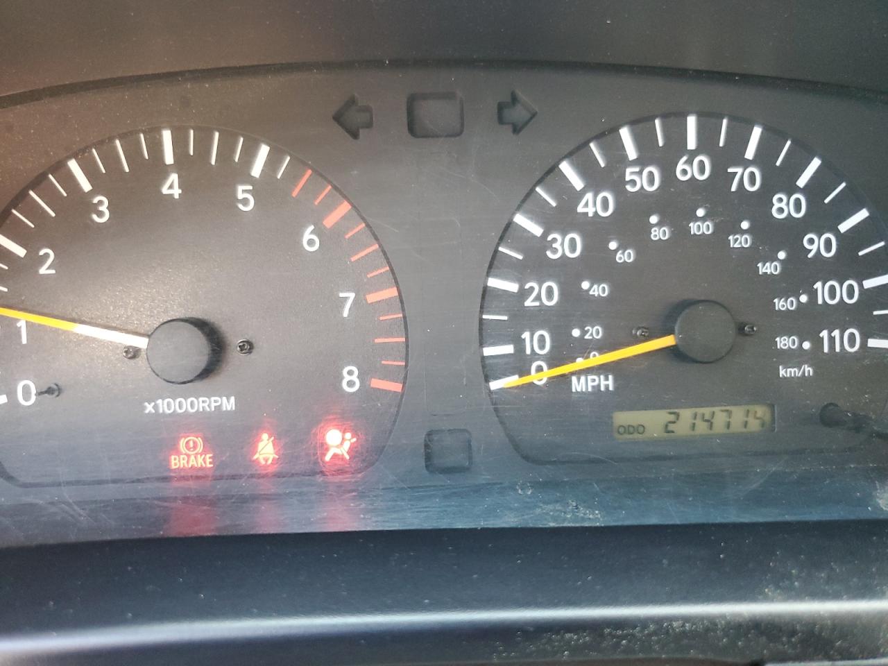 2000 Toyota Tacoma VIN 4TAWN72N6YZ604748 Copart auction photo, front end / side damage thumbnail 9