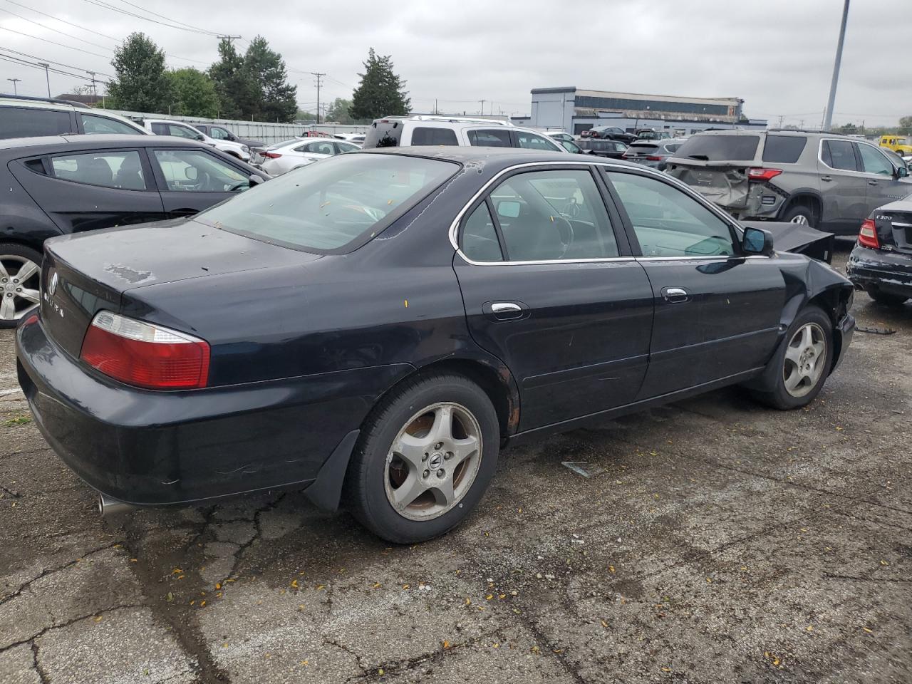 2003 Acura TL VIN 19UUA56603A075613 Copart auction photo, front end damage thumbnail 3