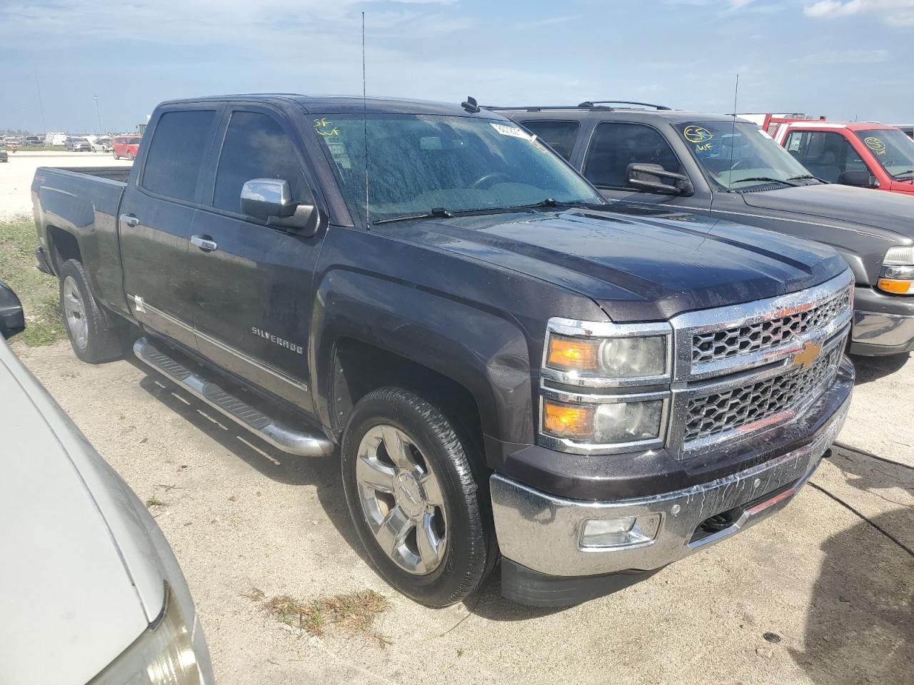 2014 Chevrolet Silverado VIN 3GCUKSEC4EG393756 Copart auction photo, water/flood damage thumbnail 4