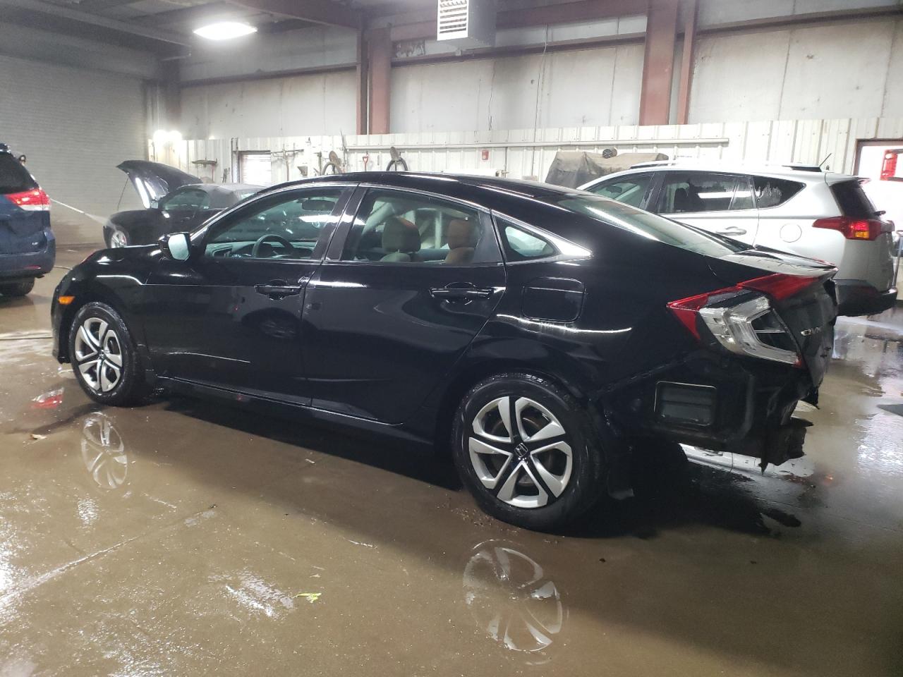 2016 Honda Civic VIN 19XFC2F54GE053107 Copart auction photo, rear end damage thumbnail 2
