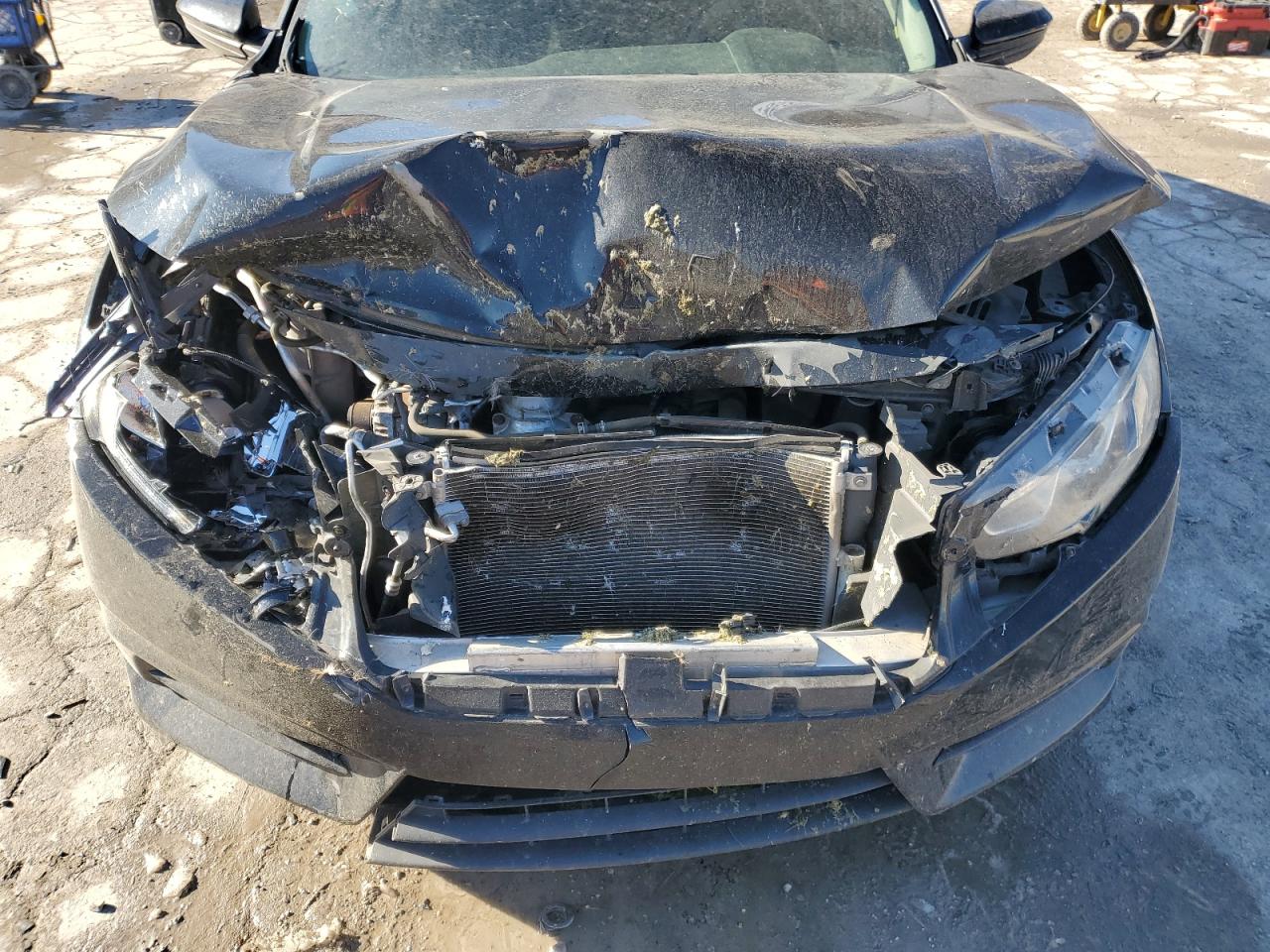 2017 Honda Civic VIN 2HGFC2F57HH549557 Copart auction photo, all over damage thumbnail 13