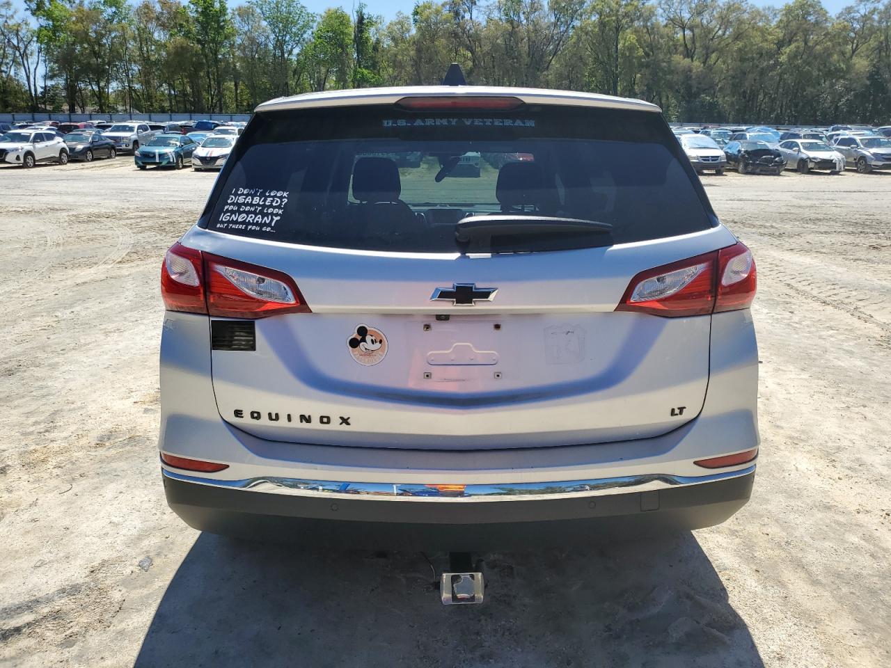 2019 Chevrolet Equinox VIN 3GNAXKEV8KS666218 Copart auction photo, side / front end damage thumbnail 6