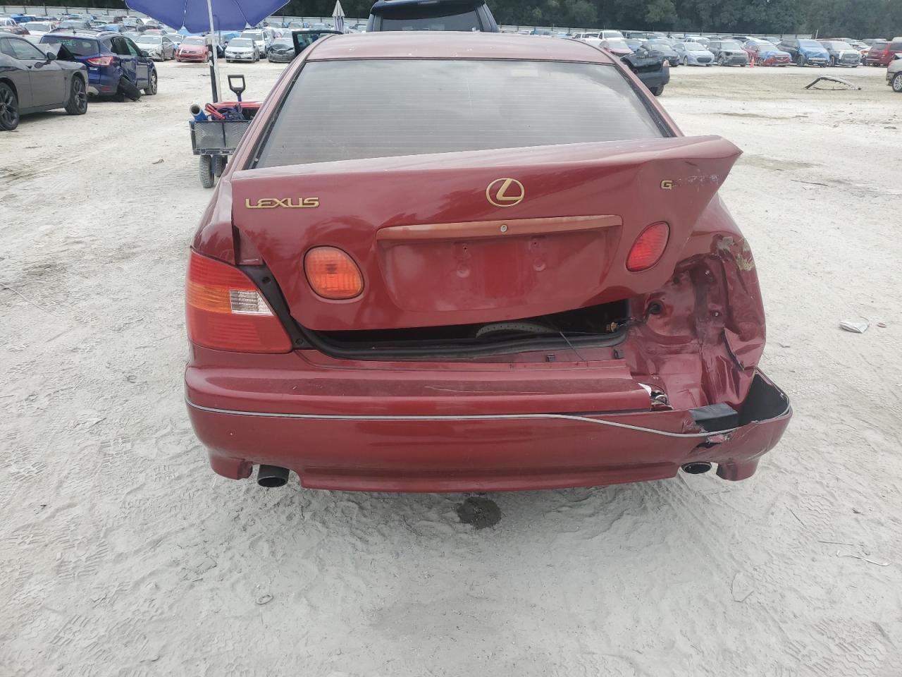 1998 Lexus GS 300 VIN JT8BD68S4W0031216 Copart auction photo, undercarriage / rear end damage thumbnail 6
