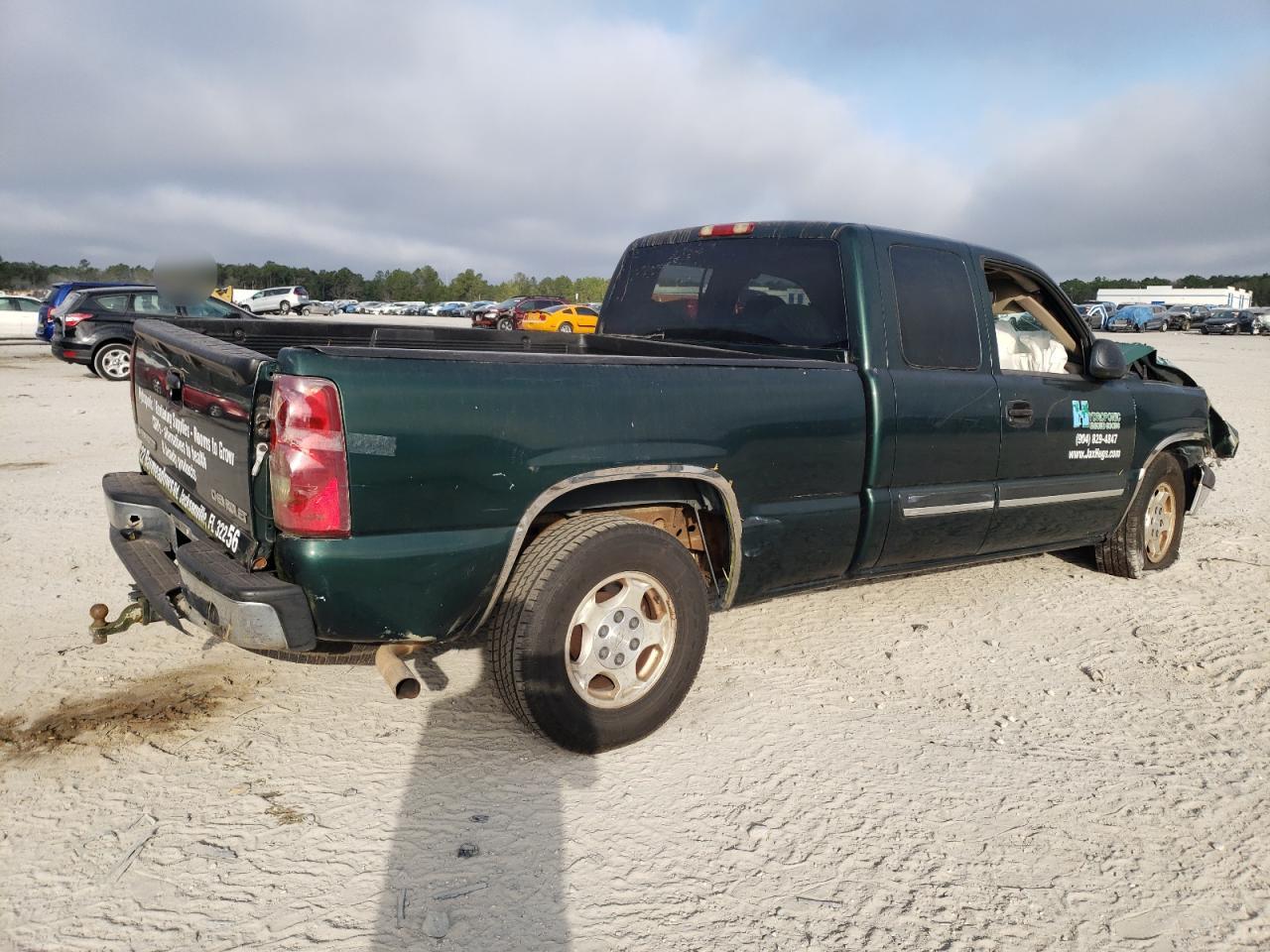 2003 Chevrolet Silverado VIN 2GCEC19V231341796 Copart auction photo, all over damage thumbnail 3