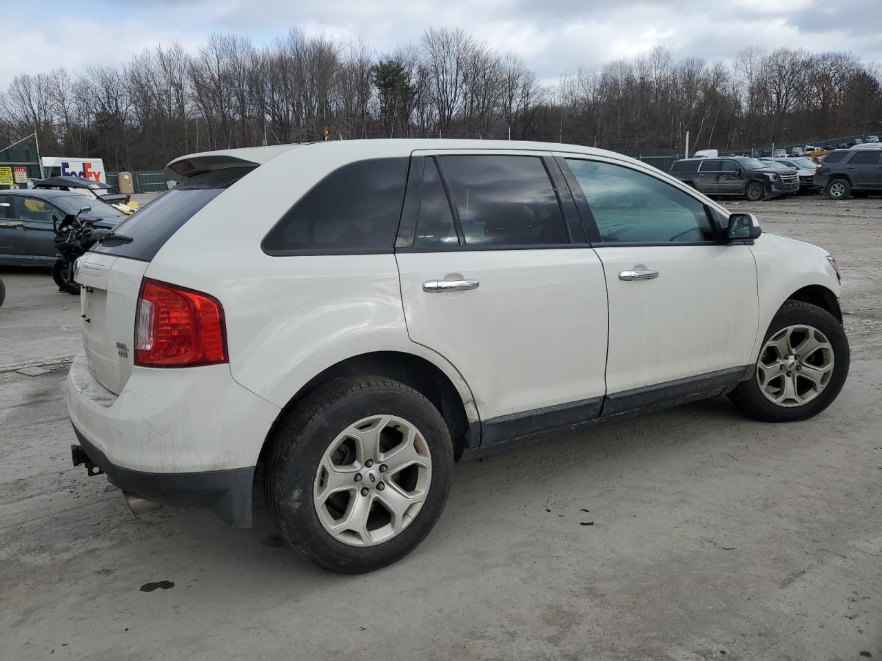 2011 Ford Edge VIN 2FMDK4JC2BBB64553 Copart auction photo, front end / side damage thumbnail 3