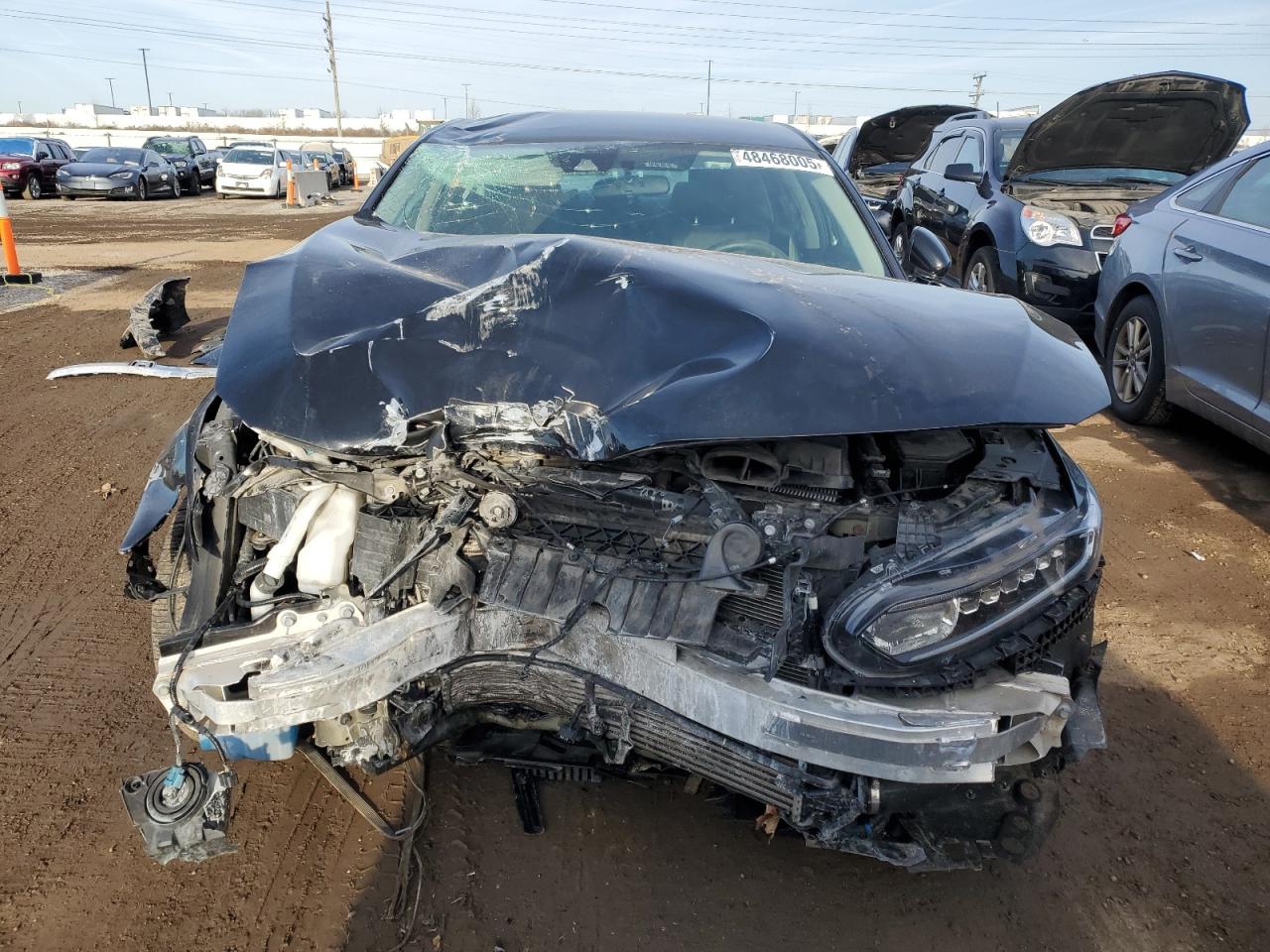 2019 Honda Accord VIN 1HGCV1F11KA033737 Copart auction photo, front end damage thumbnail 5