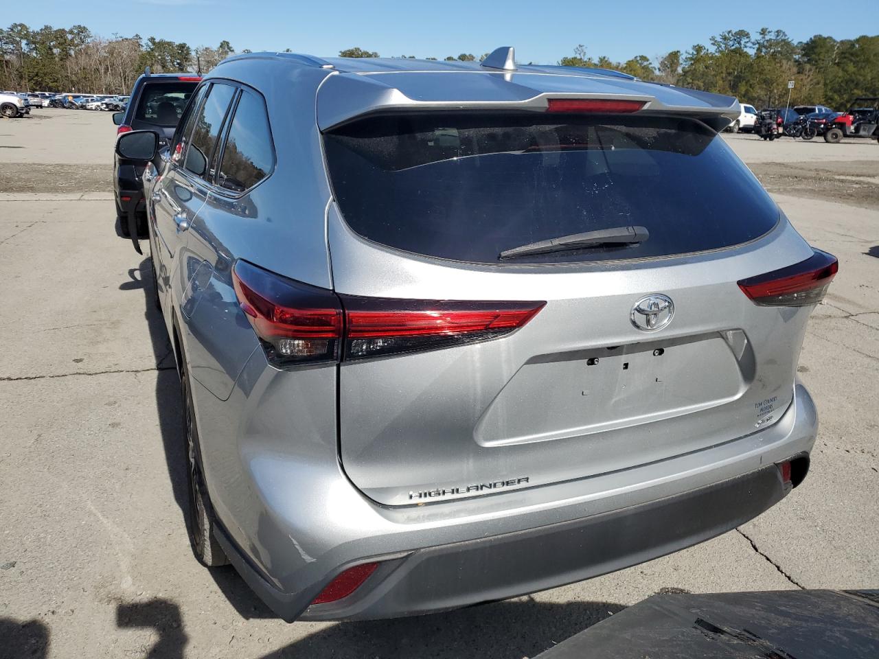 2020 Toyota Highlander VIN 5TDGZRAH1LS508282 Copart auction photo, front end / side damage thumbnail 6
