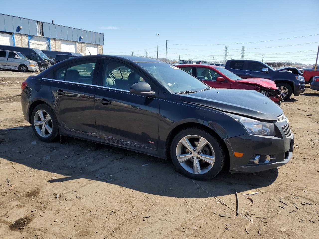 2014 Chevrolet Cruze VIN 1G1PE5SB7E7342743 Copart auction photo, front end damage thumbnail 4