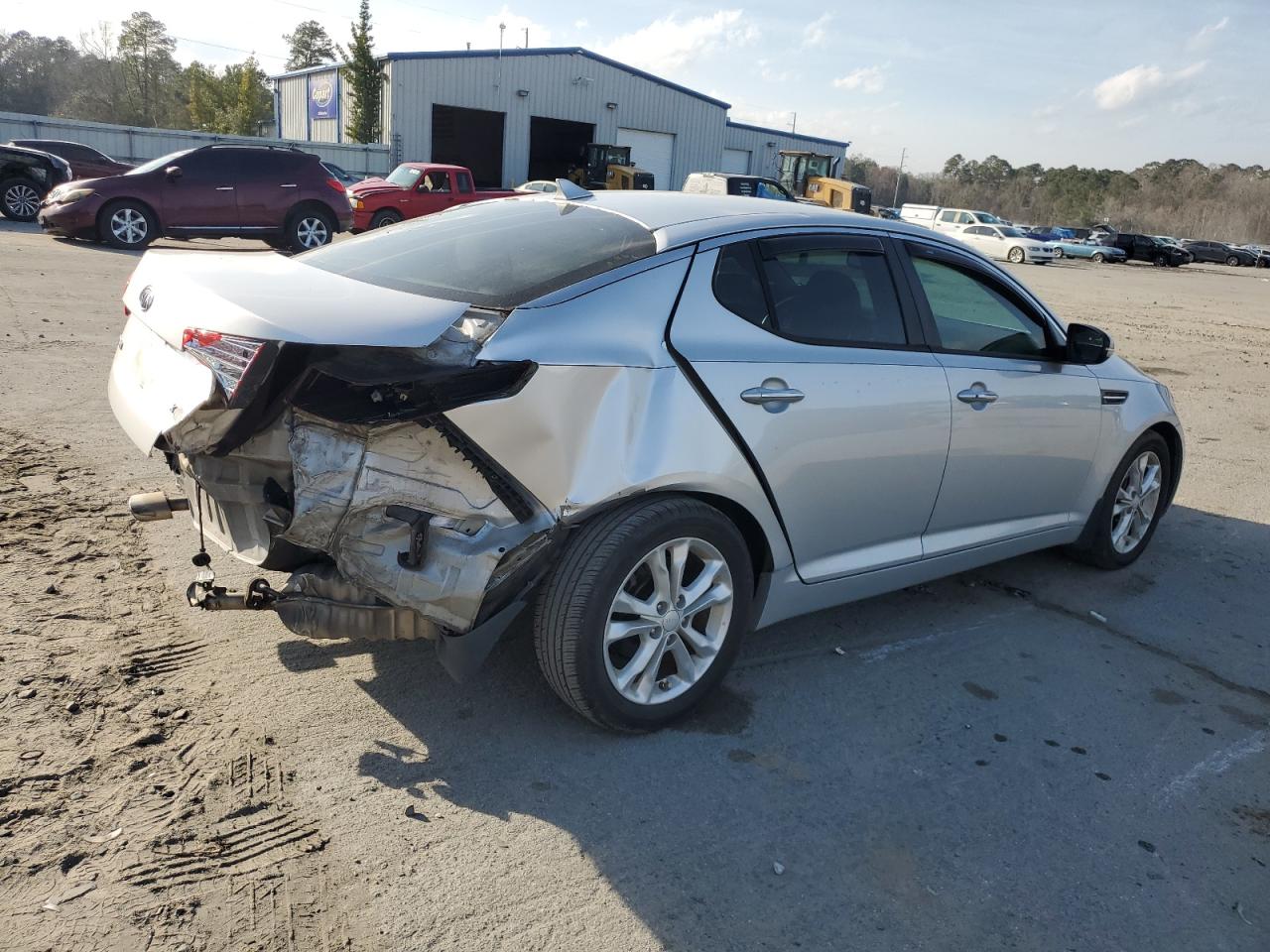 2012 KIA Optima VIN 5XXGN4A7XCG033903 Copart auction photo, rear end damage thumbnail 3