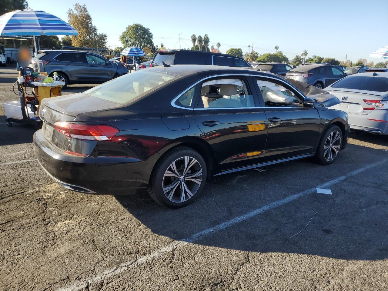 2020 Volkswagen Passat VIN 1VWCA7A33LC013255 Copart auction photo, front end / minor dent/scratches damage thumbnail 3