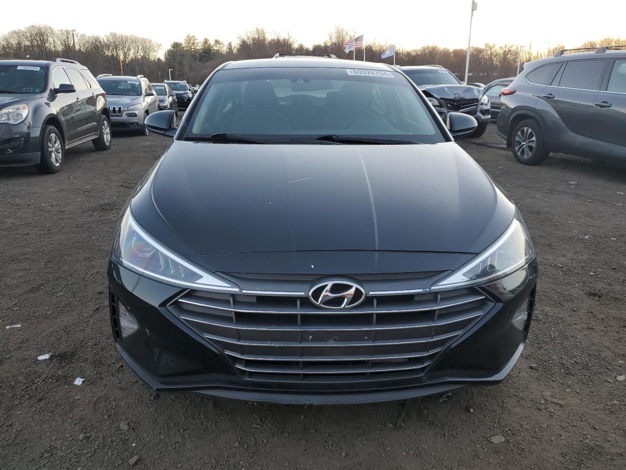 2020 Hyundai Elantra VIN 5NPD84LF2LH553211 Copart auction photo, vandalism / rear end damage thumbnail 5