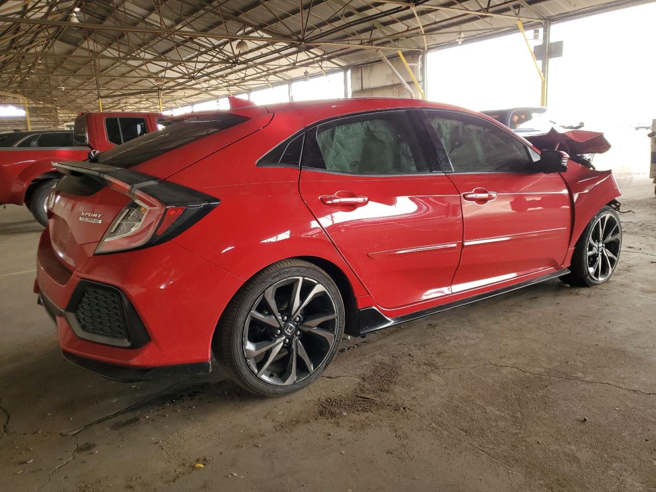 2017 Honda Civic VIN SHHFK7H93HU227601 Copart auction photo, front end damage thumbnail 3