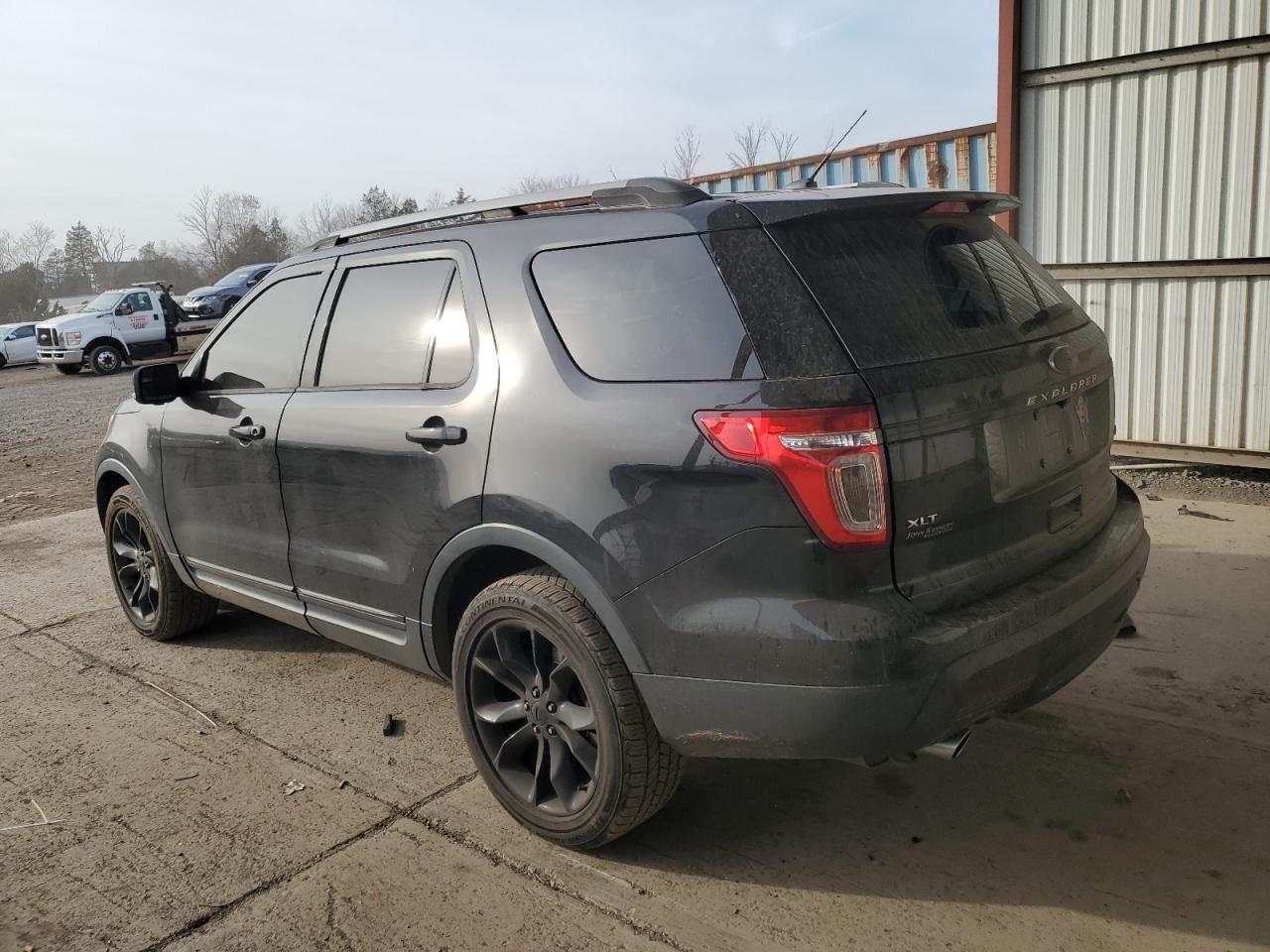 2015 Ford Explorer VIN 1FM5K8D86FGB21870 Copart auction photo, side damage thumbnail 2
