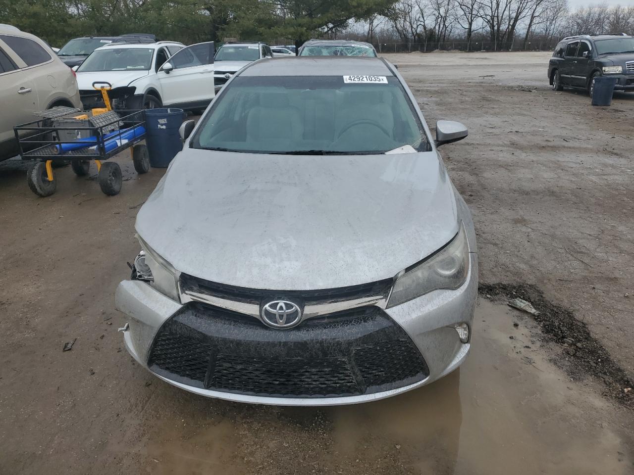 2015 Toyota Camry VIN 4T1BF1FK3FU912009 Copart auction photo, front end / side damage thumbnail 5