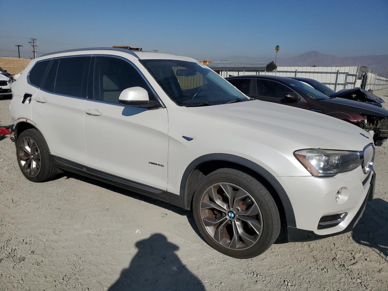 2015 BMW X3 VIN 5UXWX7C5XF0K35731 Copart auction photo, rear end damage thumbnail 4