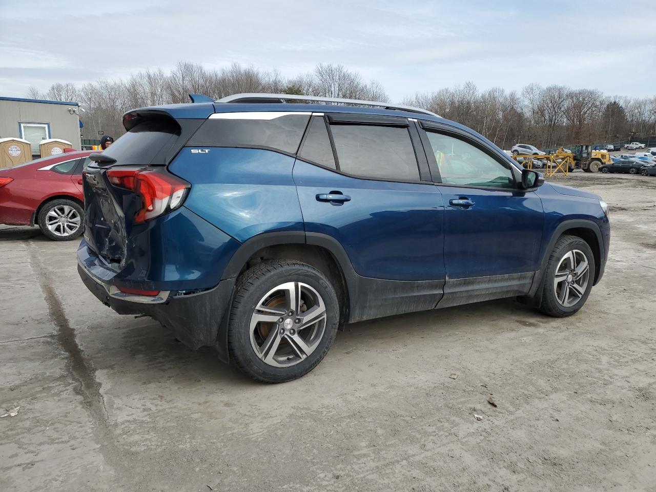 2020 GMC Terrain VIN 3GKALVEV1LL122729 Copart auction photo, rear end / side damage thumbnail 3