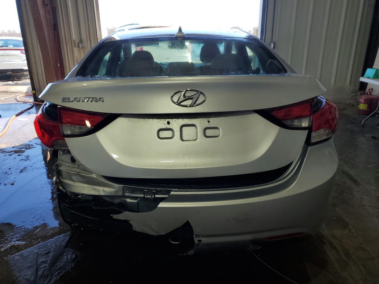 2013 Hyundai Elantra VIN 5NPDH4AEXDH413869 Copart auction photo, rear end damage thumbnail 6