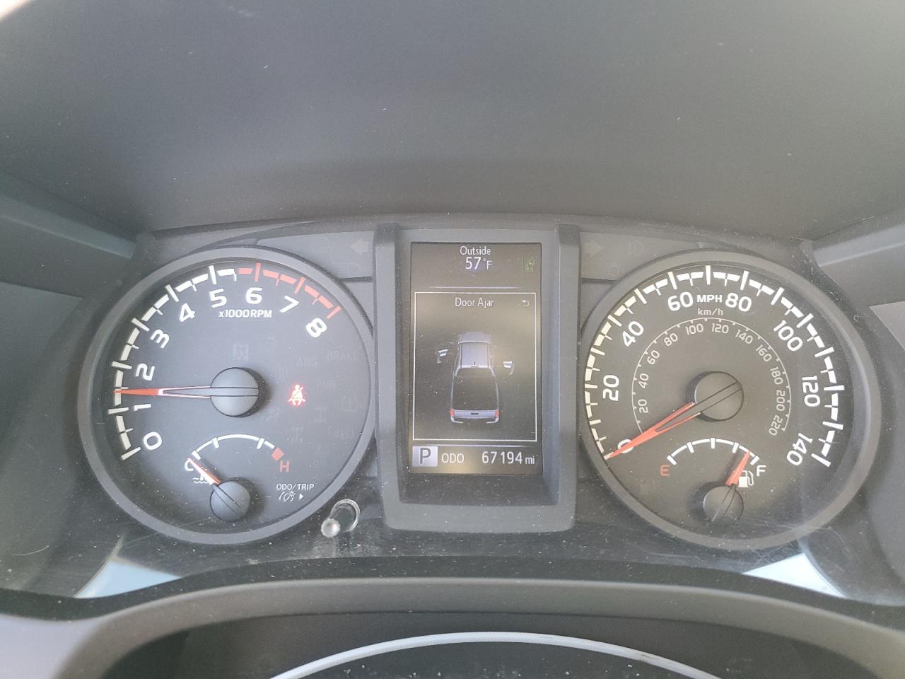 2019 Toyota Tacoma VIN 5TFAX5GNXKX156541 Copart auction photo, rear end damage thumbnail 9