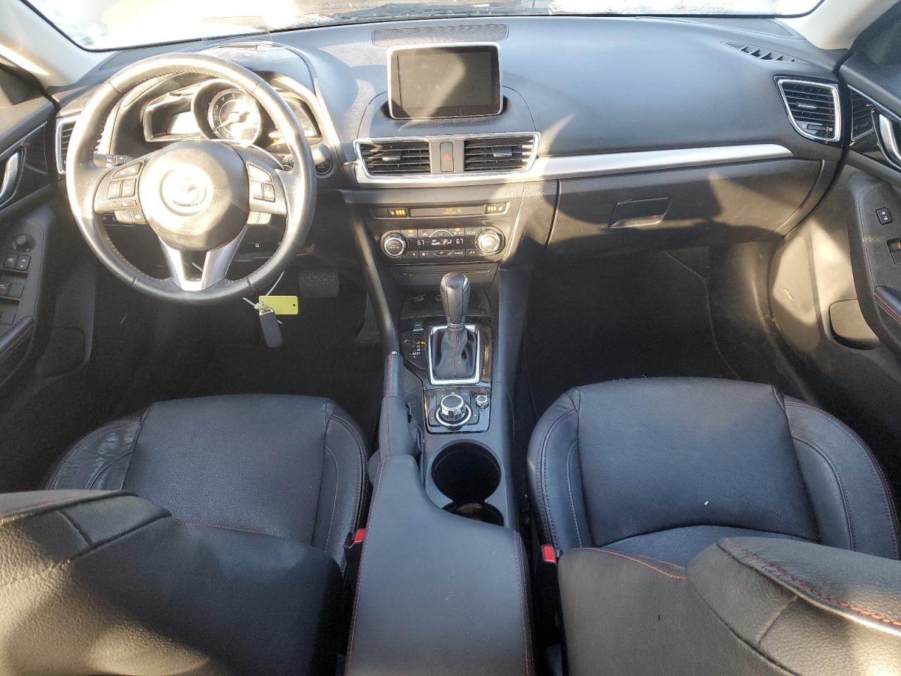 2014 Mazda 3 VIN JM1BM1W38E1195867 Copart auction photo, front end / side damage thumbnail 8
