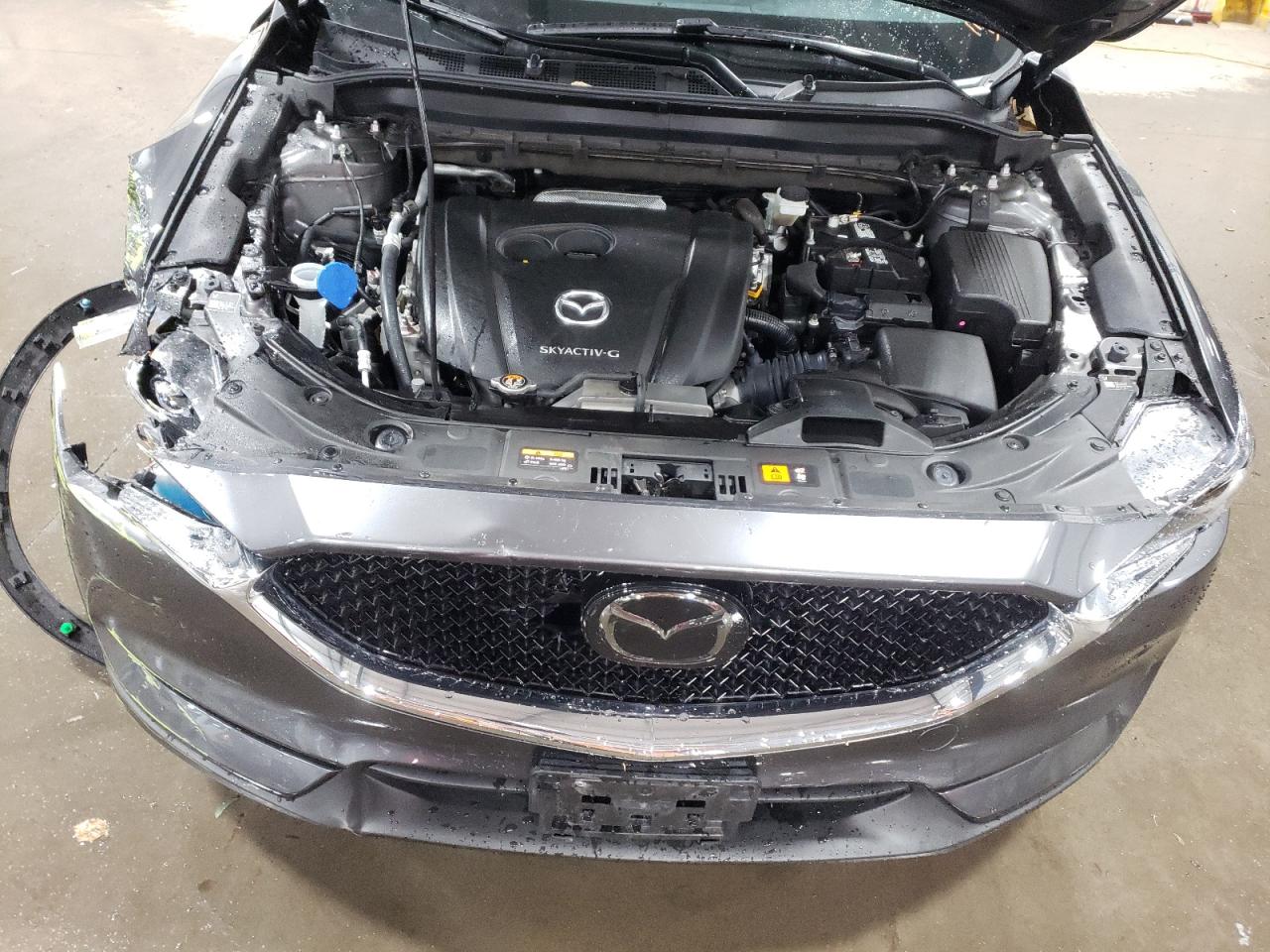 2021 Mazda CX-5 VIN JM3KFBDM7M1371213 Copart auction photo, front end / side damage thumbnail 12