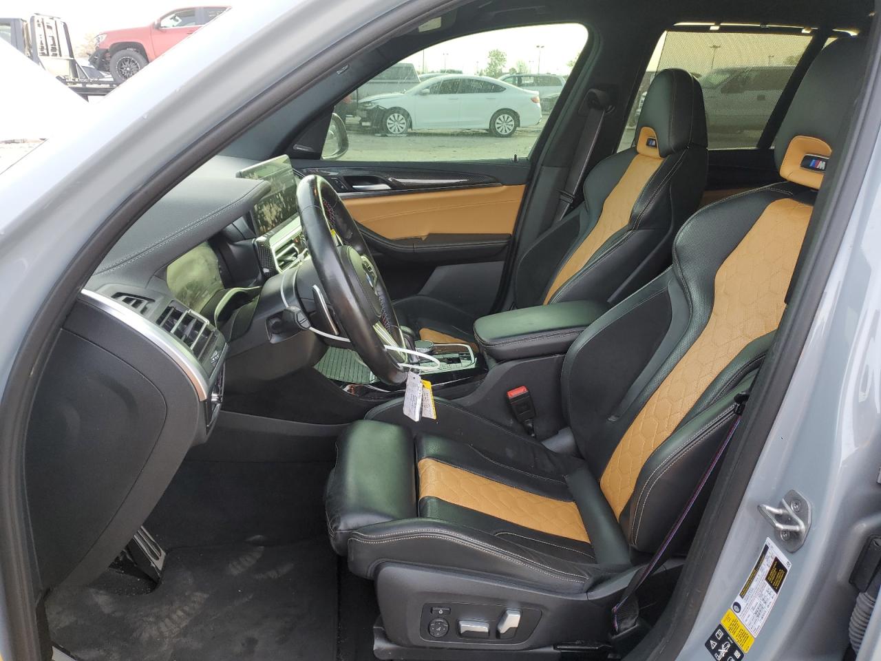 2022 BMW X3 M VIN 5YM13EC01N9N34588 Copart auction photo, front end / minor dent/scratches damage thumbnail 7