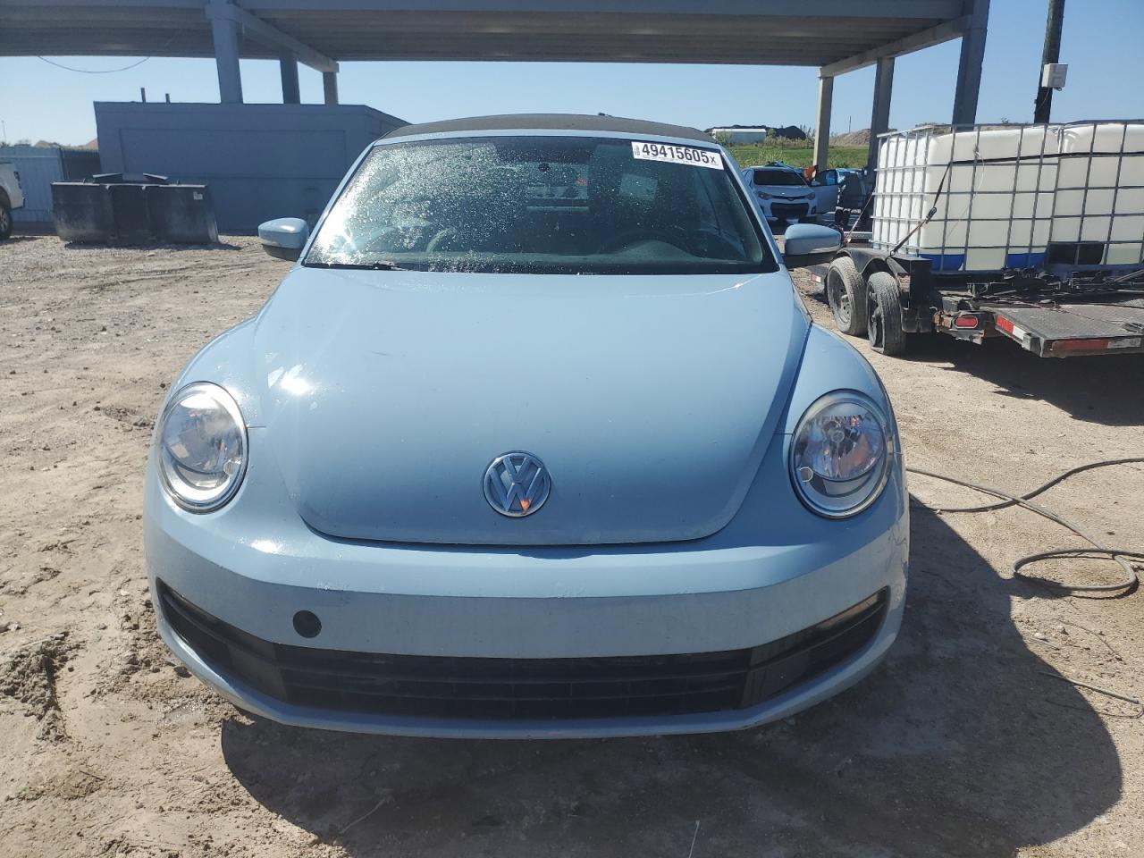 2015 Volkswagen Beetle VIN 3VW517AT3FM802405 Copart auction photo, rear end / minor dent/scratches damage thumbnail 5
