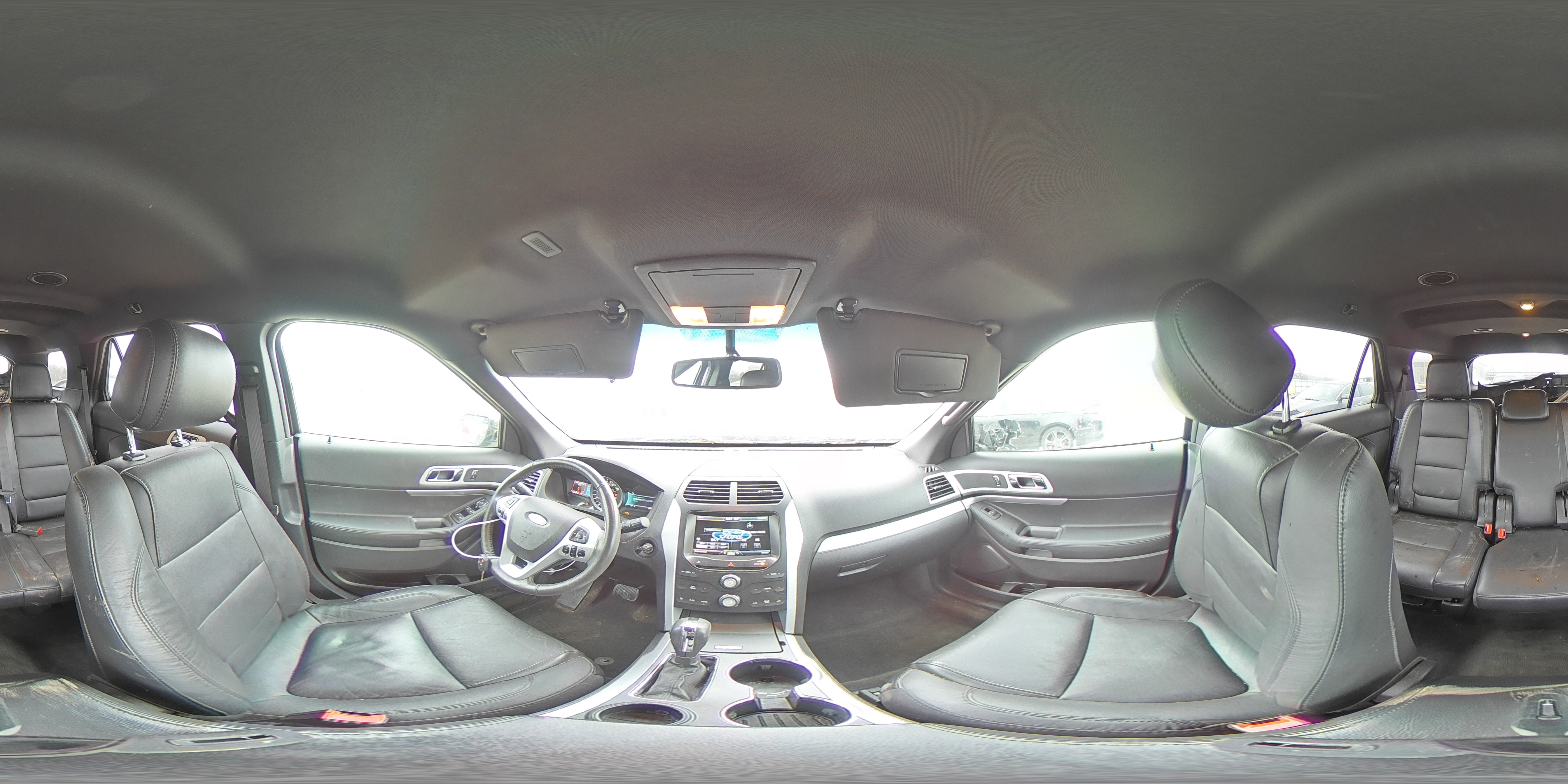 2014 Ford Explorer VIN 1FM5K7D83EGB89343 Copart auction photo, front end / all over damage thumbnail 15