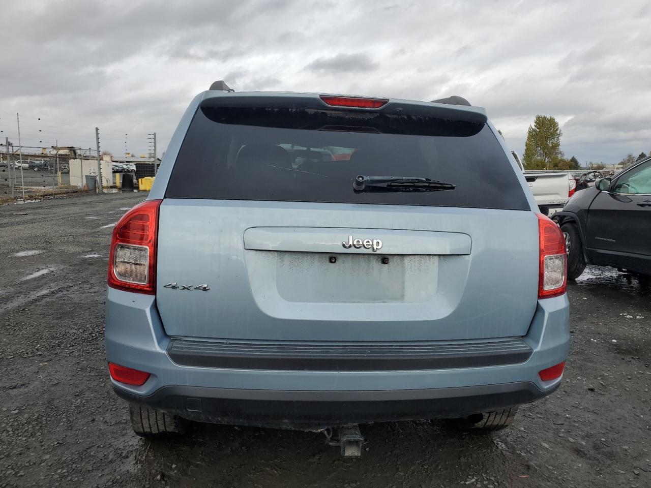 2013 Jeep Compass VIN 1C4NJDBB0DD190387 Copart auction photo, side / front end damage thumbnail 6