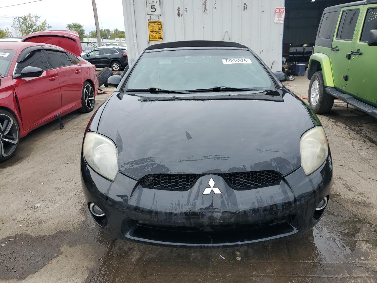 2007 Mitsubishi Eclipse VIN 4A3AL35T17E010871 Copart auction photo, rear end / front end damage thumbnail 5