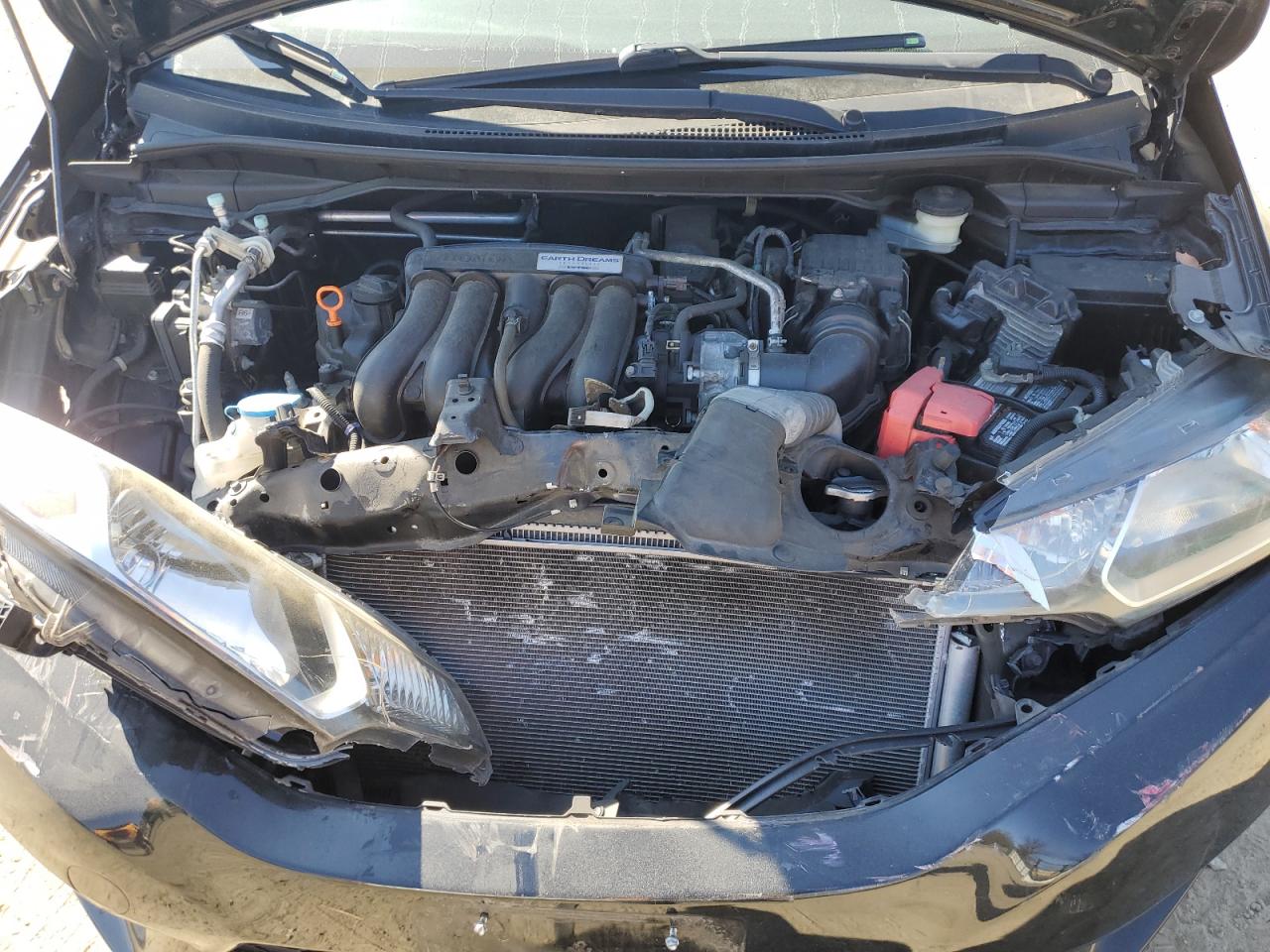 2017 Honda Fit VIN JHMGK5H52HS018200 Copart auction photo, front end damage thumbnail 11