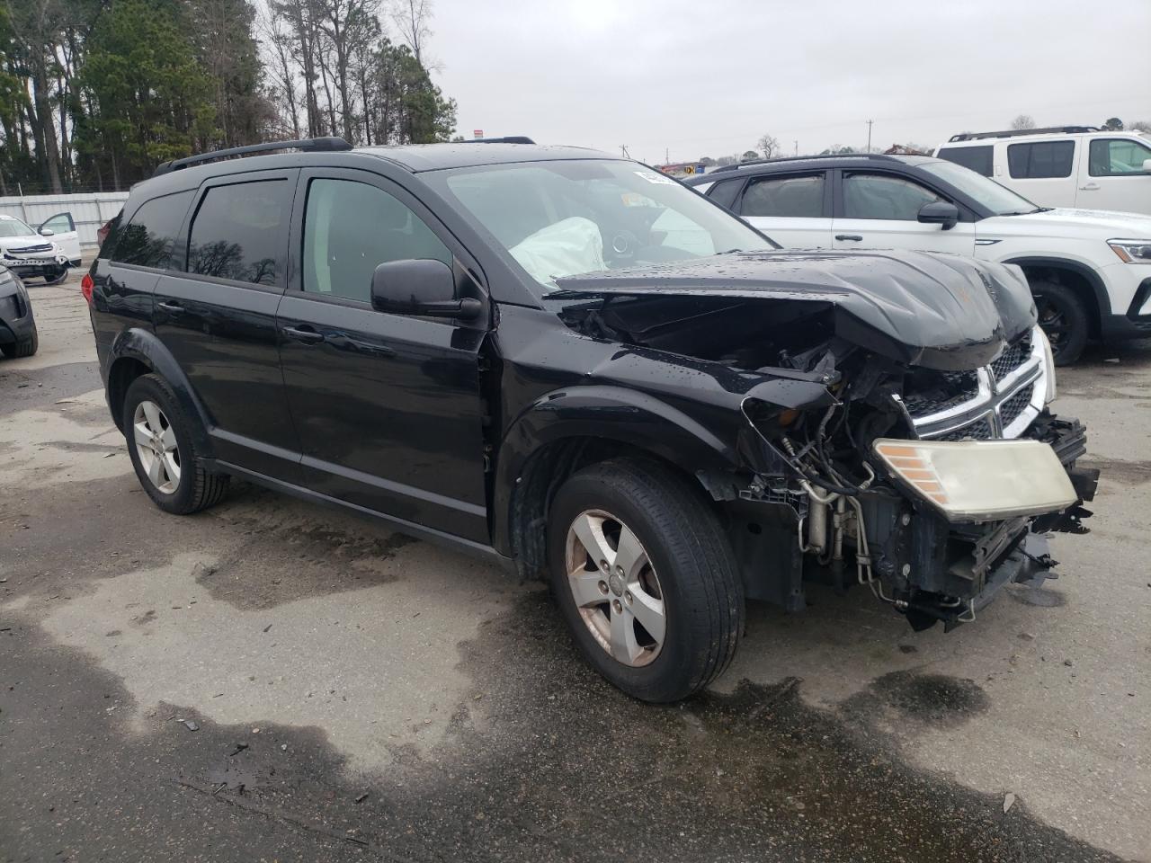 2011 Dodge Journey VIN 3D4PG1FG3BT519704 Copart auction photo, front end / side damage thumbnail 4