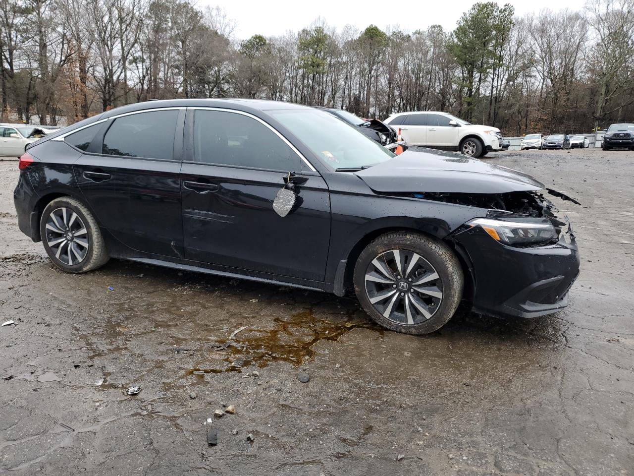 2023 Honda Civic VIN 19XFL1H73PE017272 Copart auction photo, front end / side damage thumbnail 4