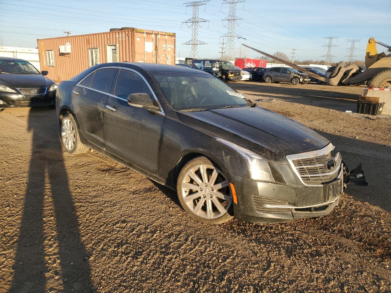 2016 Cadillac ATS VIN 1G6AH5RX1G0175624 Copart auction photo, front end / side damage thumbnail 4