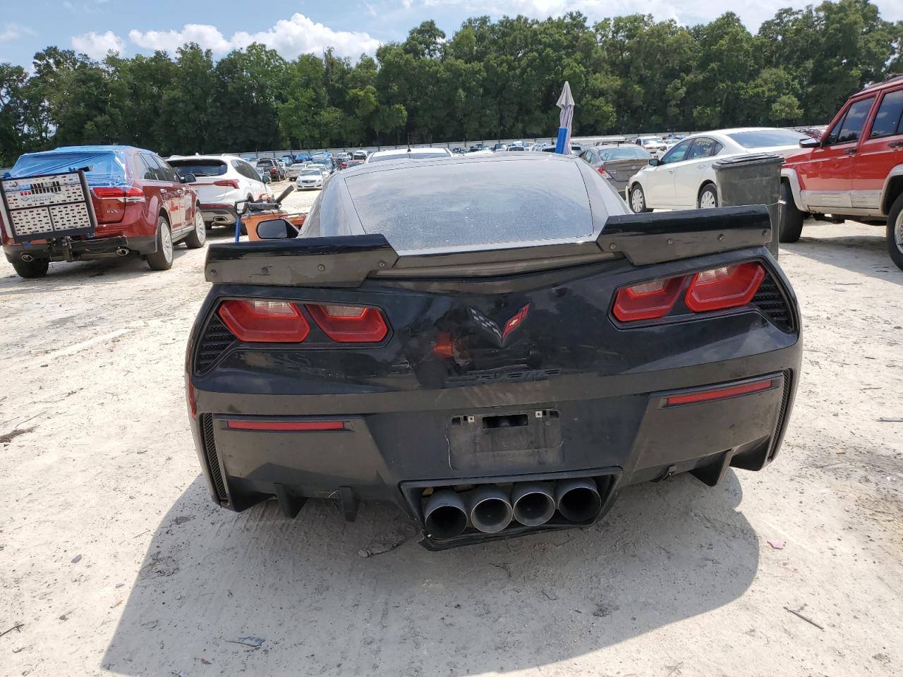 2018 Chevrolet Corvette VIN 1G1YA2D72J5101265 Copart auction photo, water/flood / minor dent/scratches damage thumbnail 10