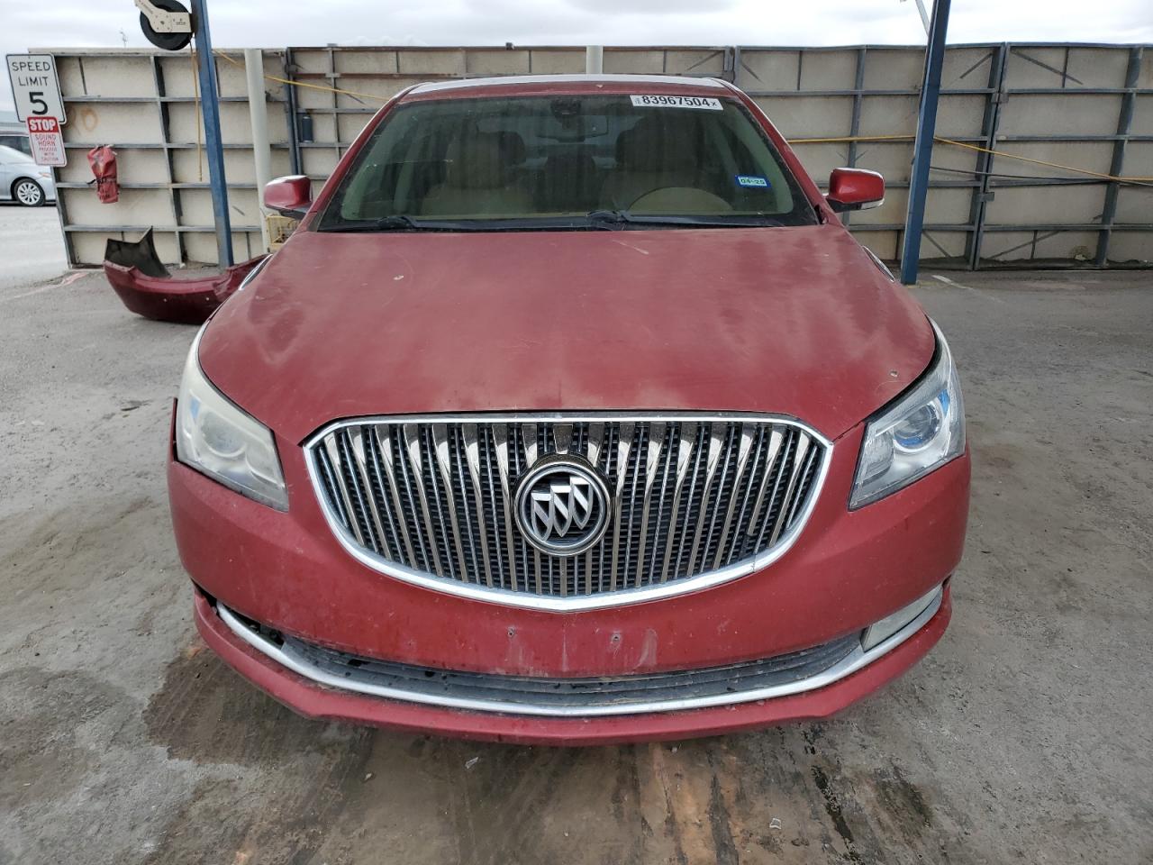 2014 Buick LaCrosse VIN 1G4GB5G33EF282110 Copart auction photo, rear end damage thumbnail 5