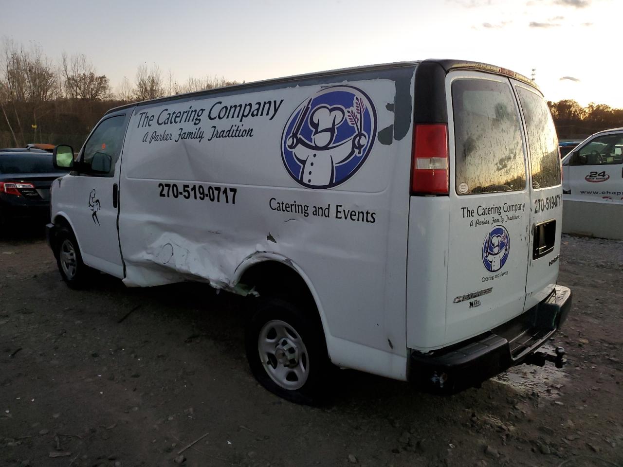 2003 Chevrolet Express VIN 1GCEG15X731203821 Copart auction photo, undercarriage / side damage thumbnail 2