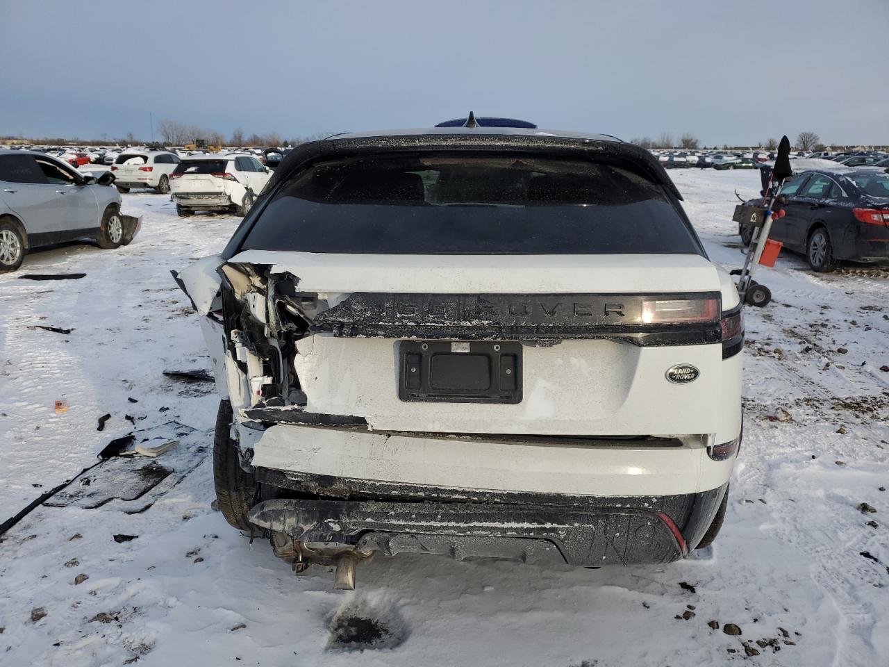2021 Land Rover Range Rover VIN SALYT2EX4MA319874 Copart auction photo, rear end damage thumbnail 6