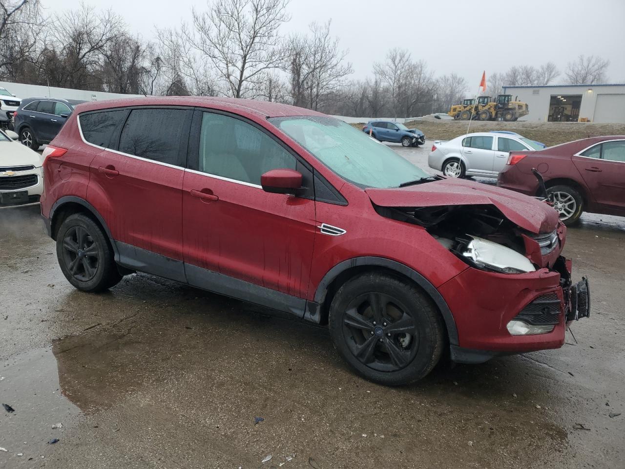 2015 Ford Escape VIN 1FMCU0GX1FUA52691 Copart auction photo, front end damage thumbnail 4