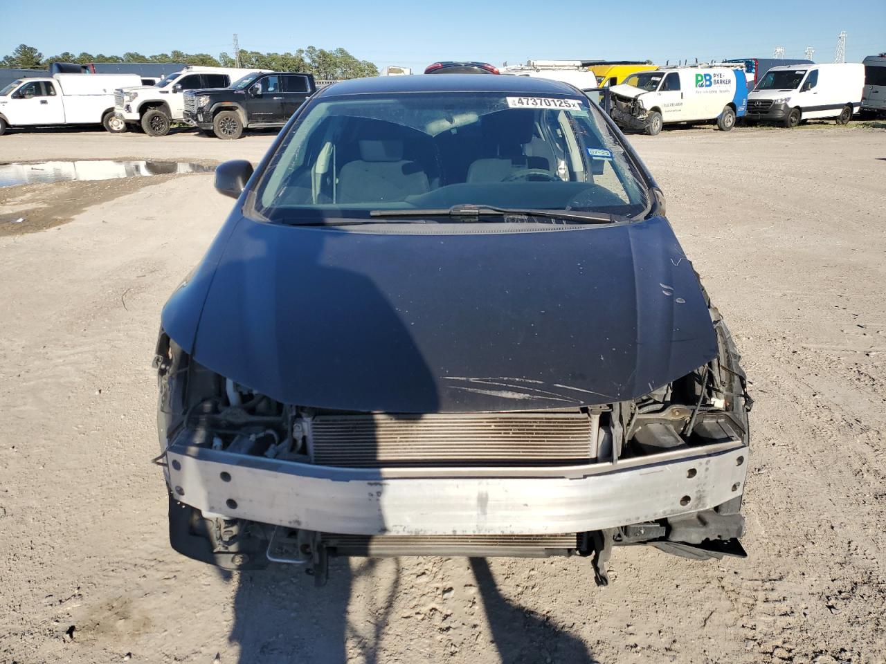 2013 Honda Civic VIN 2HGFB2F56DH582837 Copart auction photo, all over / mechanical damage thumbnail 5