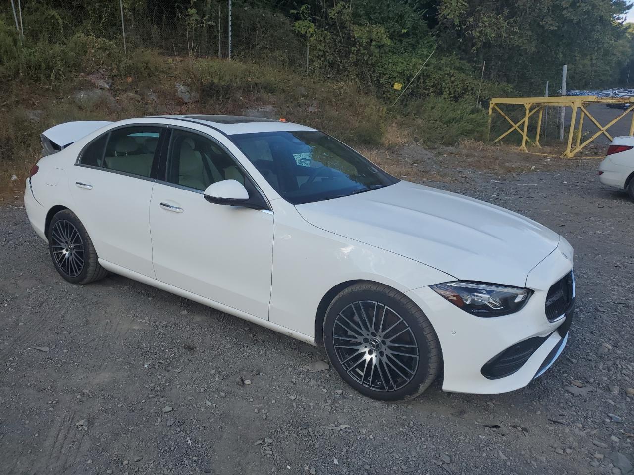 2024 Mercedes-Benz C-klasse VIN W1KAF4HB5RR181871 Copart auction photo, rear end / minor dent/scratches damage thumbnail 4