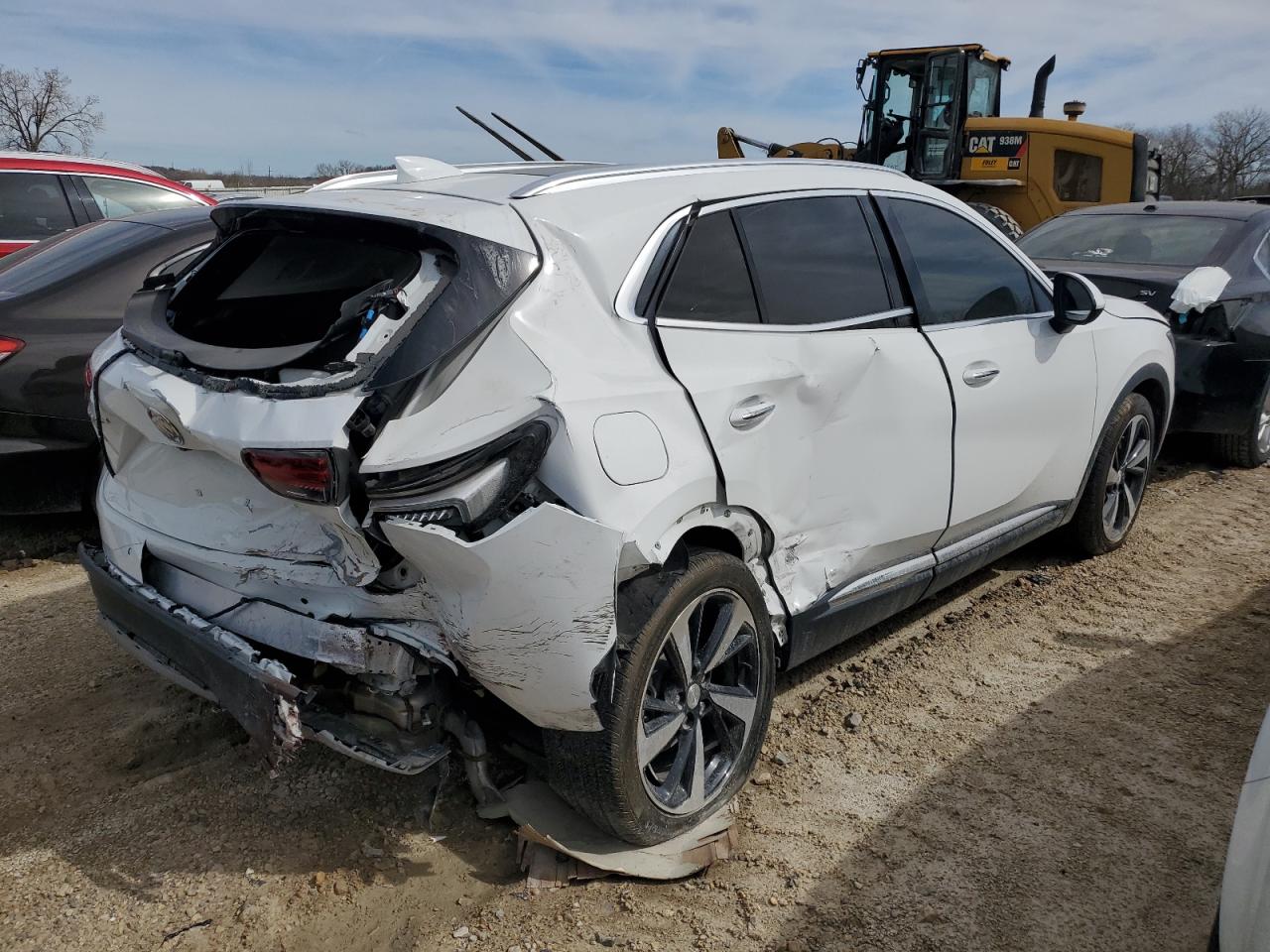 2021 Buick Envision VIN LRBFZNR46MD081778 Copart auction photo, rear end / side damage thumbnail 3