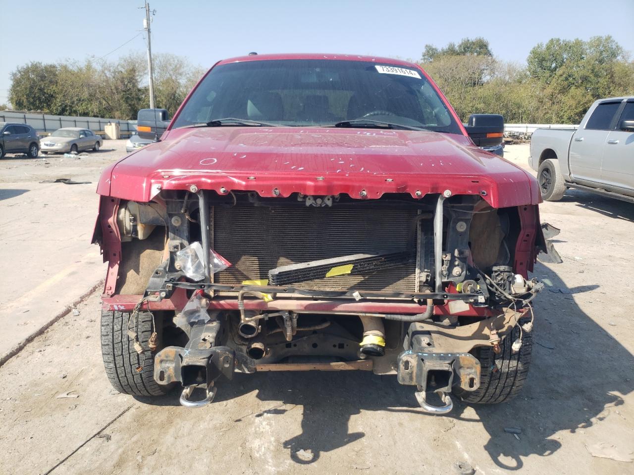 2012 Ford F-150 VIN 1FTFW1ET9CKD23327 Copart auction photo, hail / front end damage thumbnail 5