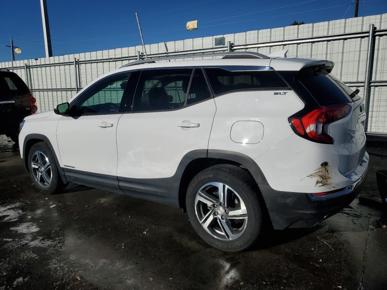 2020 GMC Terrain VIN 3GKALPEV9LL238918 Copart auction photo, side / rear end damage thumbnail 2