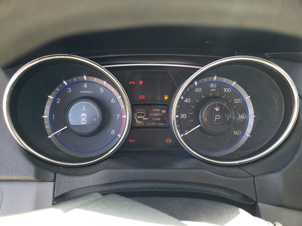 2013 Hyundai Sonata VIN 5NPEB4AC5DH581293 Copart auction photo, front end / hail damage thumbnail 9