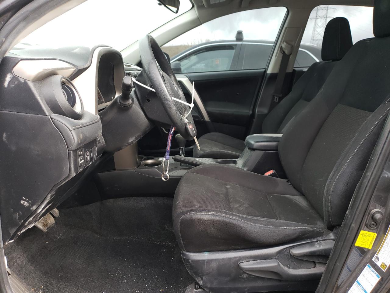 2014 Toyota RAV 4 VIN JTMRFREV2EJ000601 Copart auction photo, front end / side damage thumbnail 7