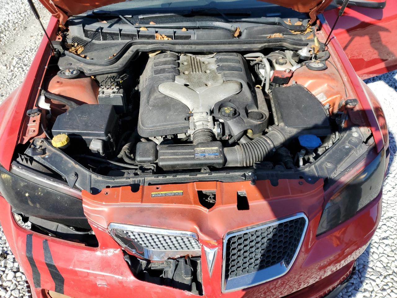 2008 Pontiac G8 VIN 6G2ER57758L139005 Copart auction photo, front end damage thumbnail 11