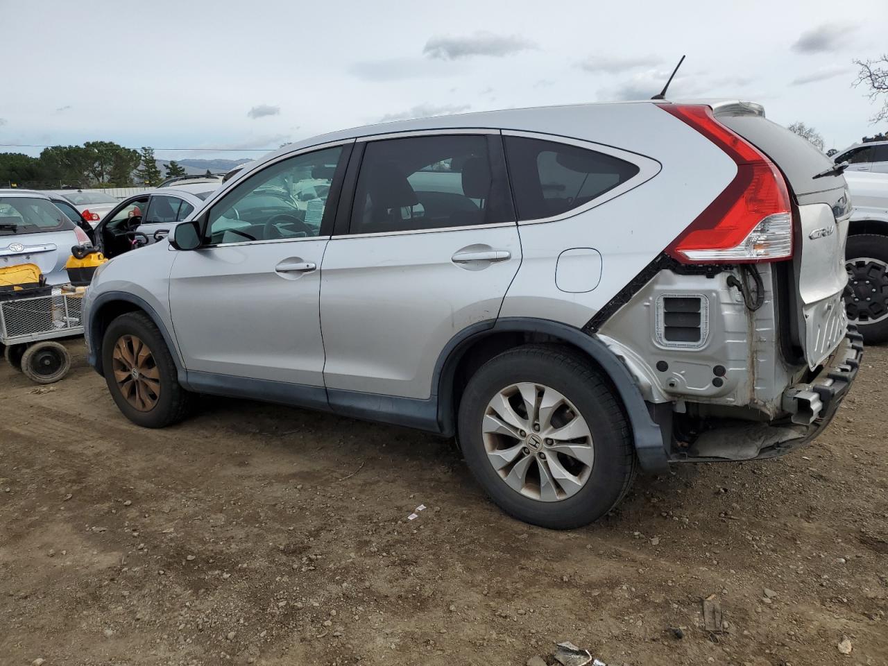 2013 Honda CR-V VIN 2HKRM4H57DH604415 Copart auction photo, rear end / front end damage thumbnail 2