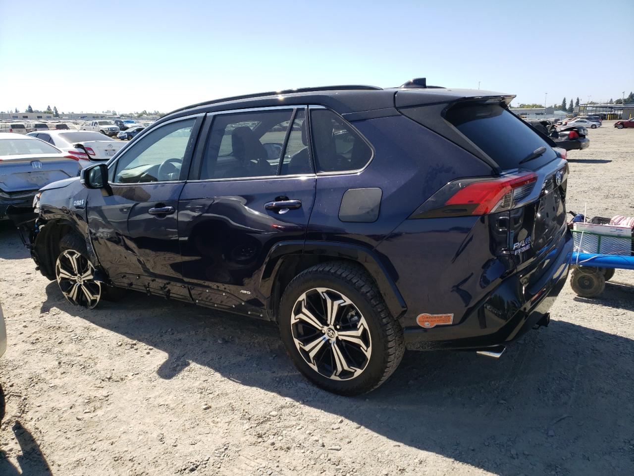 2021 Toyota RAV 4 VIN JTMFB3FV7MD004621 Copart auction photo, all over damage thumbnail 2