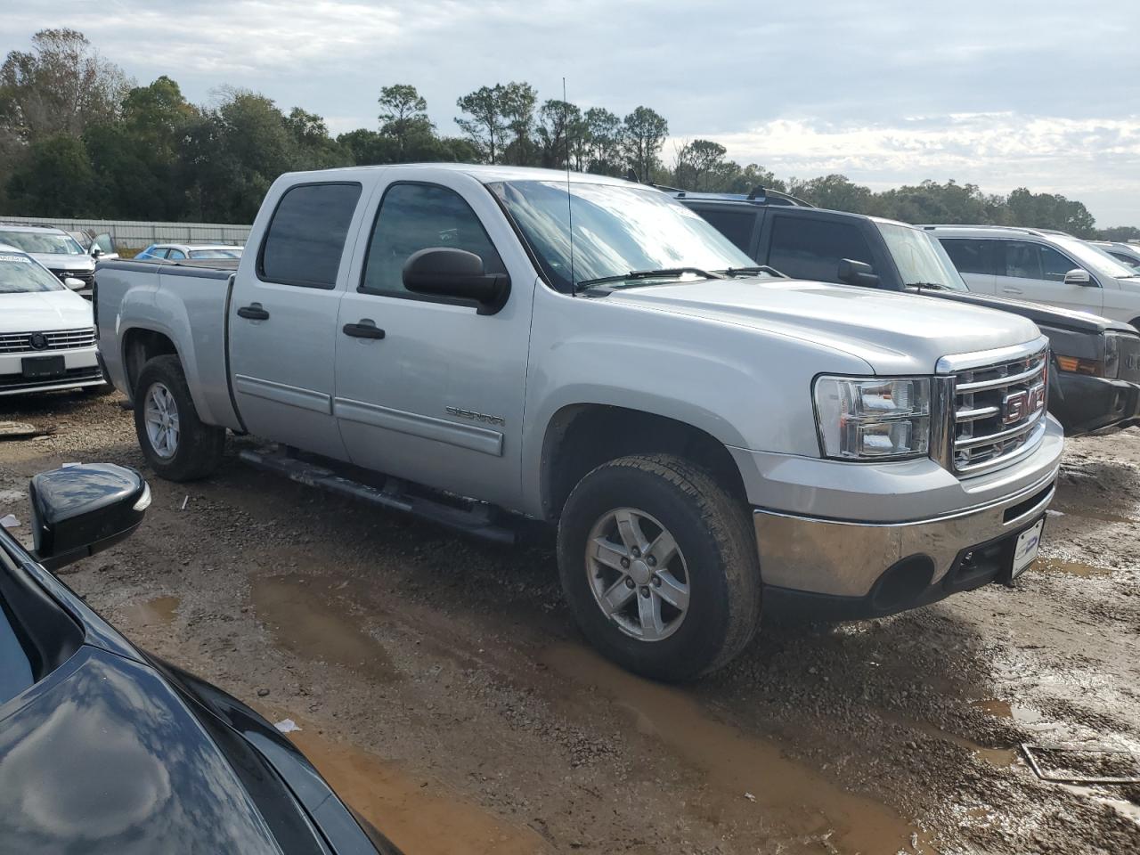 2011 GMC Sierra VIN 3GTP2VE35BG335780 Copart auction photo, rear end damage thumbnail 4